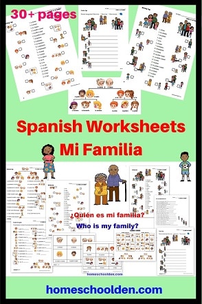Spanish BUNDLE Set 1 - Mi Familia - My family